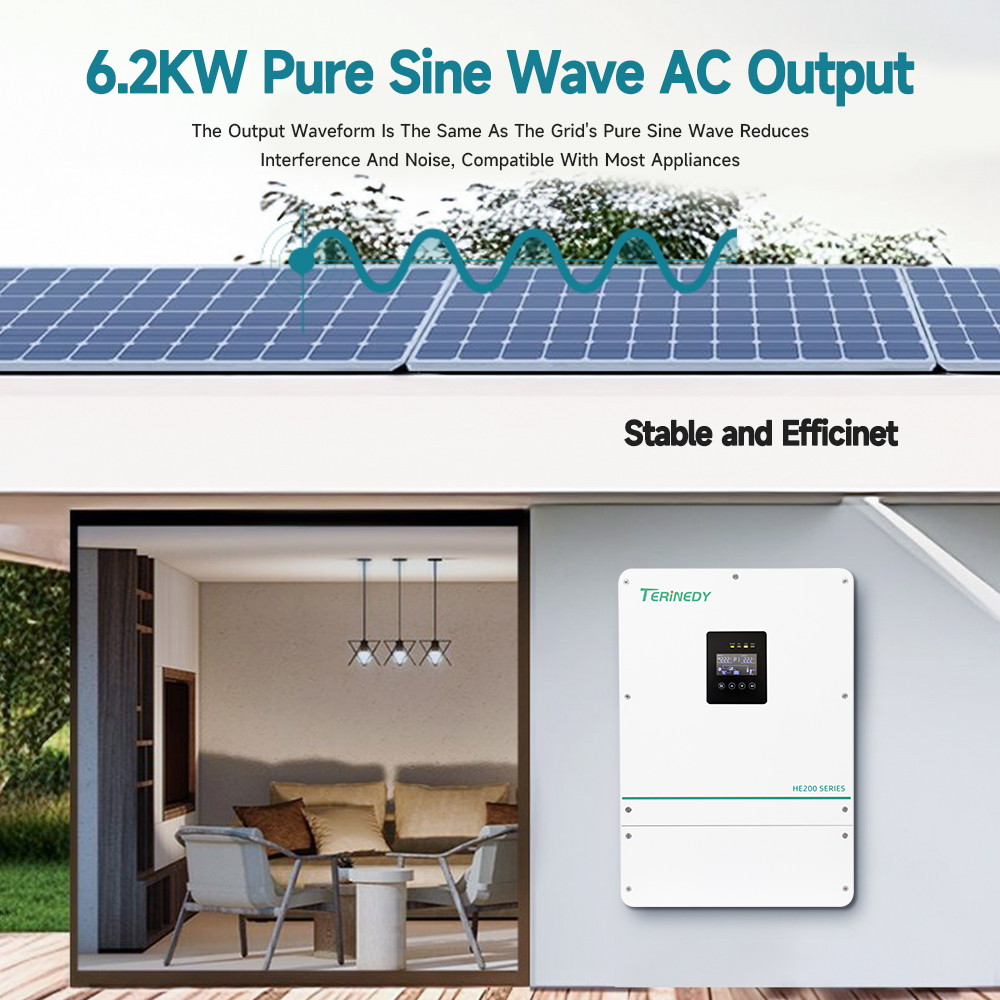 Smart 6kW 48V Built-in MPPT Pu - огляд і ціна Hybrid Solar Inverter